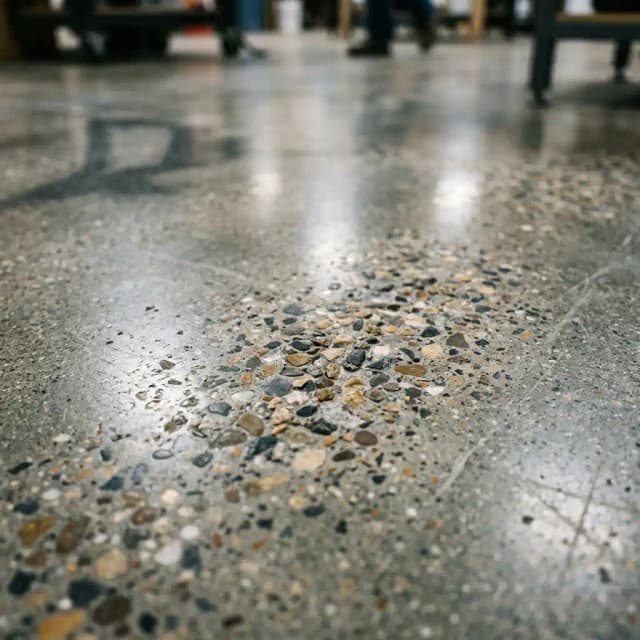 Concrete flooring